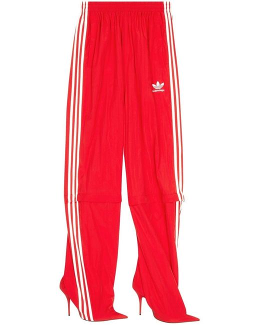 Balenciaga X Adidas Pantashoes Track Pants in Red | Lyst UK