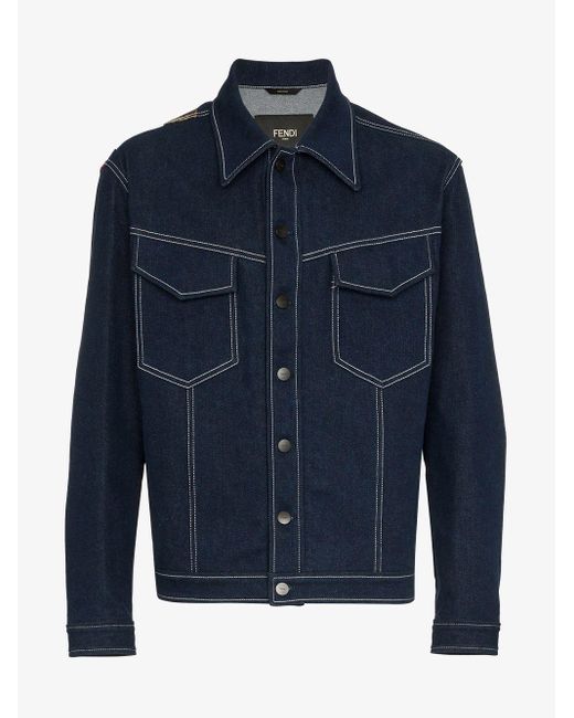 fendi mania denim jacket