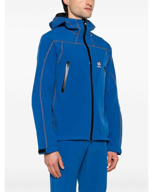 66 North Blue Vatnajökull Hooded Perfomance Jacket for men