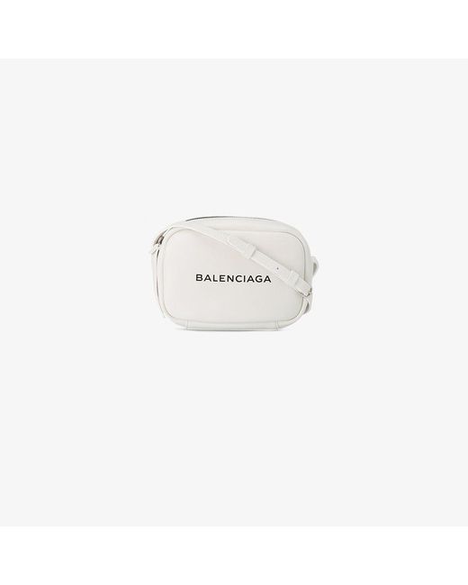 Balenciaga White Everyday Camera Bag