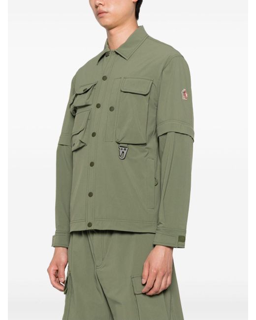 Moncler Green Tatra Shirt Jacket for men