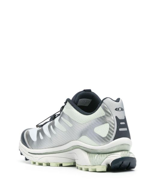 Salomon White Grey Xt-4 Og Running Shoes - Unisex - Rubber/fabric