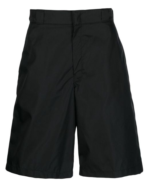 Prada Black Knee-length Bermuda Shorts for men