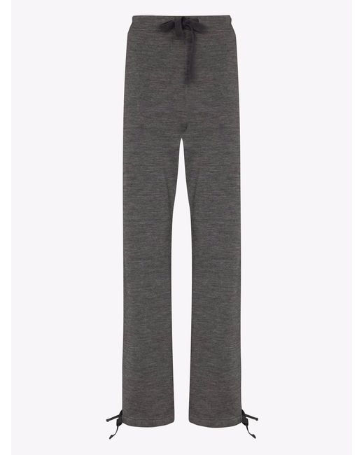Visvim Sport Wool Track Pants in Grey 