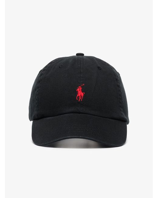 Polo Ralph Lauren Cotton Classic Sport Cap in Black Red (Black) for Men -  Save 41% | Lyst