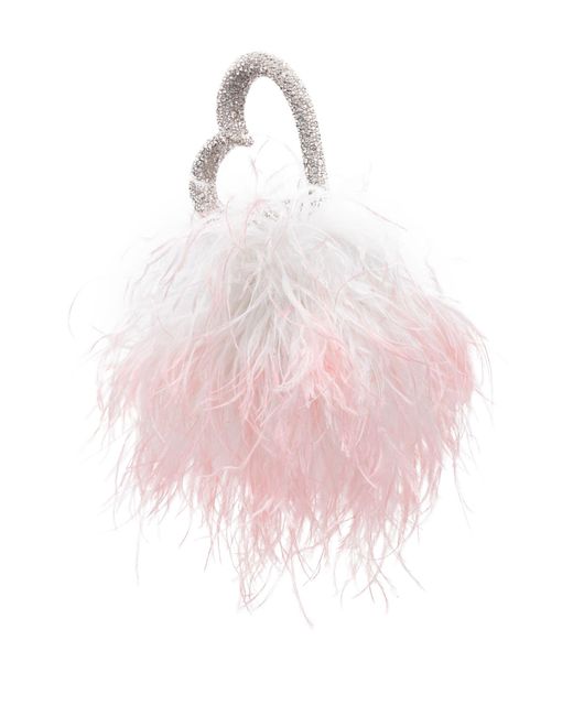L'ALINGI Pink Love Feather Tote Bag