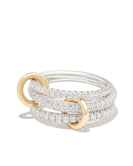 Spinelli Kilcollin Sterling Nova Sg Petite Diamond Ring in White Lyst