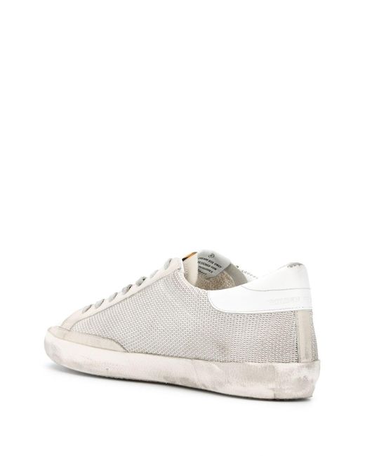 Golden Goose Deluxe Brand White Super-star Low-top Sneakers - Unisex - Rubber/leather/mesh