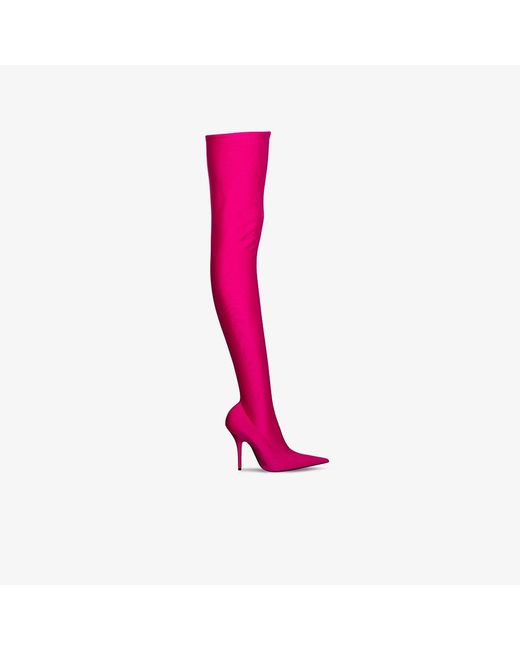 Balenciaga Pink Knife Boots