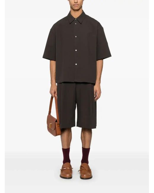 Studio Nicholson Gray Fowld Shorts for men
