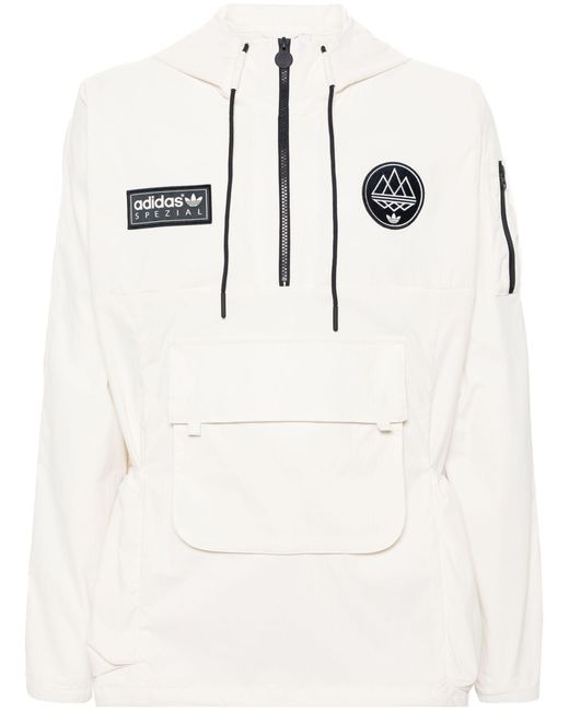 Adidas Natural Todmorden Lightweight Hooded Jacket - Men's - Polyamide/spandex/elastane for men
