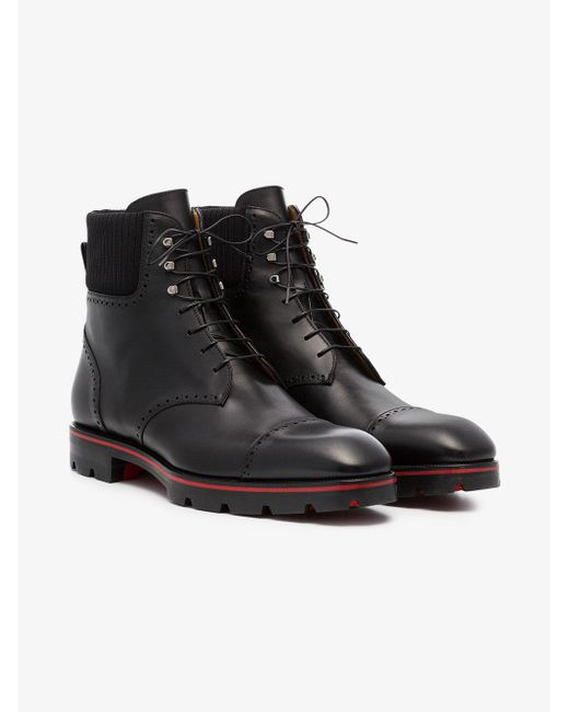 Men louboutin hotsell boots