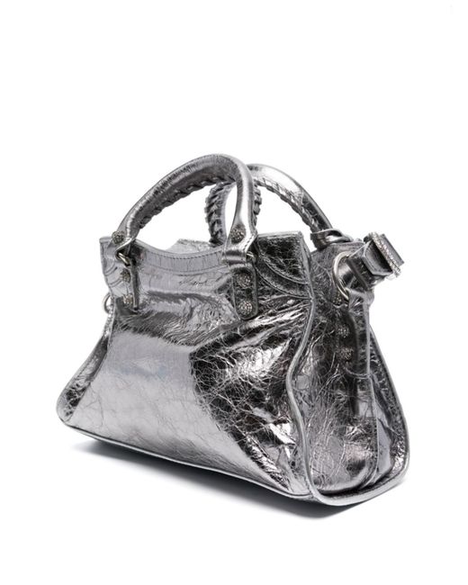 Balenciaga Gray Neo Cagole Xs Tote Bag