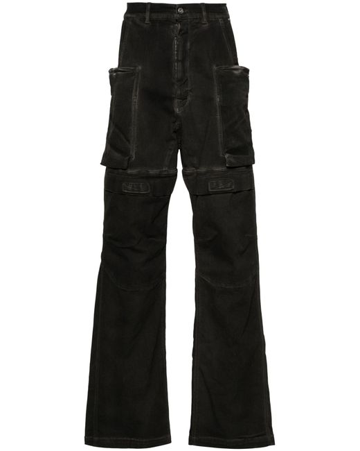 Rick Owens Black Stefan Cargo Jeans for men