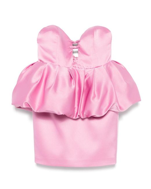 The New Arrivals Ilkyaz Ozel Pink Lia Mini Dress