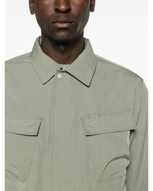 Snow Peak Green Takibi Shirt Jacket - Men's - Aramid/polyester for men