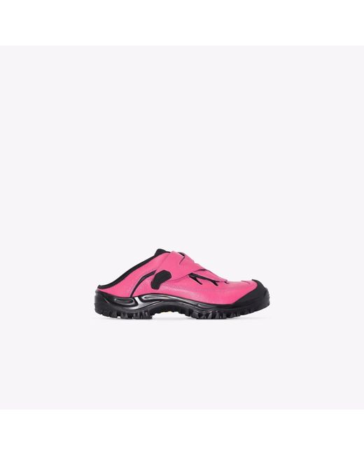 Kiko Kostadinov Pink Wessex Sabo Slip-on Leather Sneakers for men