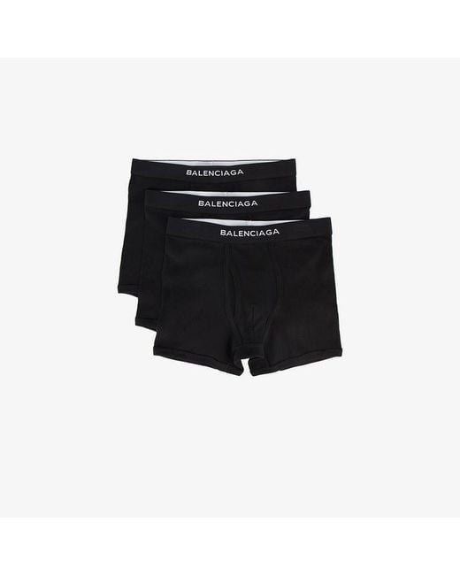 Balenciaga Black Boxer Briefs By for Men | Lyst