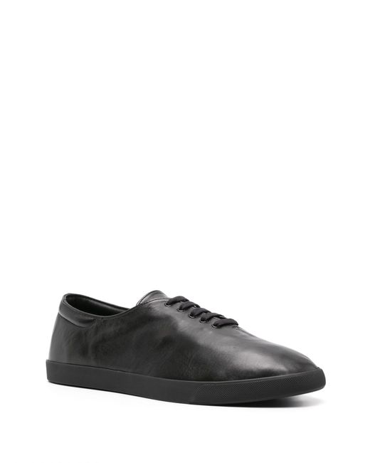 The Row Gray Sam Leather Sneakers for men