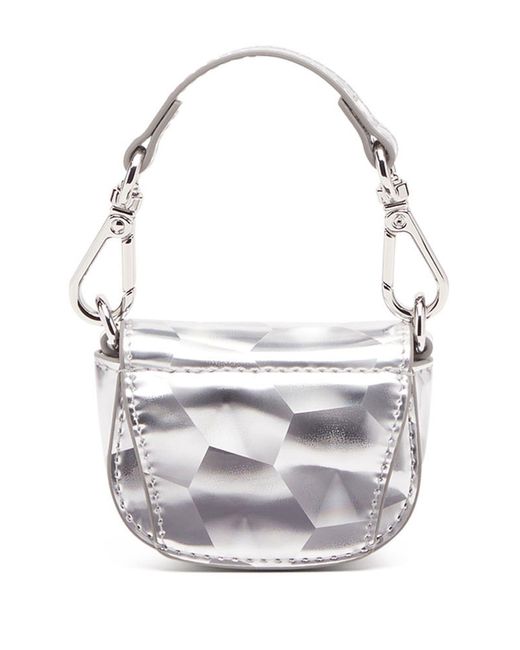 DIESEL White 1dr Xxs Mini Bag - Women's - Thermoplastic Polyurethane (tpu)/polyurethane