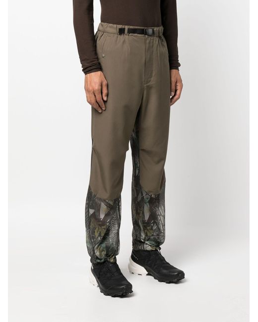 Snow Peak Gray Brown Insect Shield Trousers for men