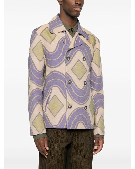 Purple peacoat shop mens