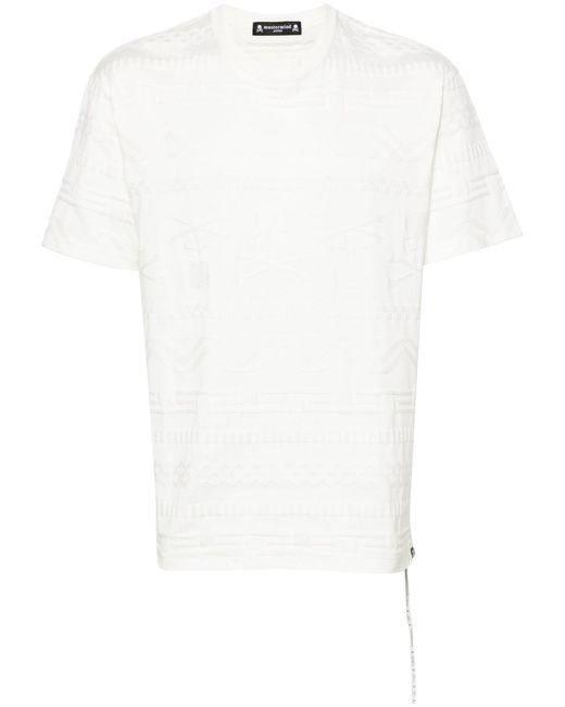 Mastermind Japan White Links Jacquard T-shirt - Men's - Cotton for men