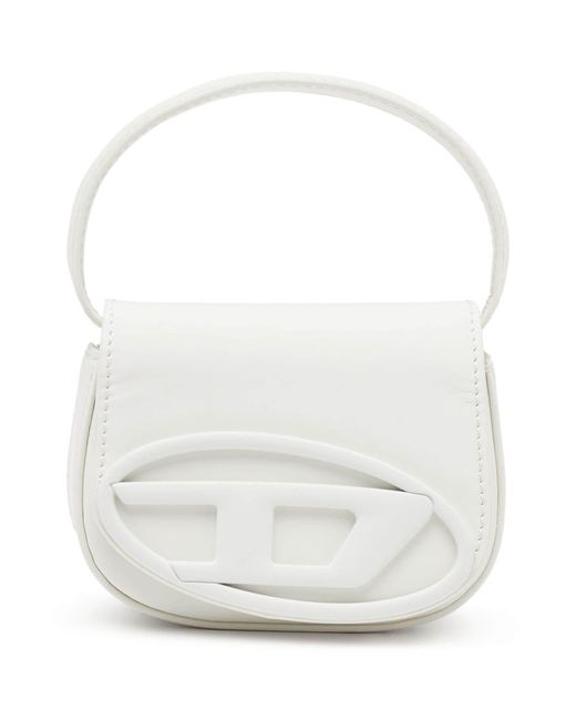 DIESEL White 1dr Mini Leather Tote Bag