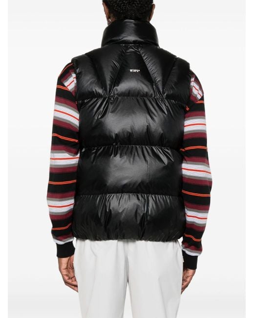 (w)taps Black Padded Vest for men