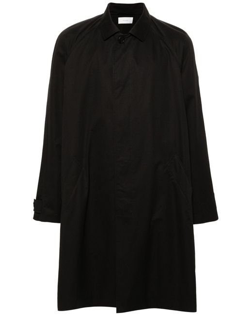 The Row Black Clayton Single-breasted Coat - Men's - Cotton/cashmere/spandex/elastanesilk for men