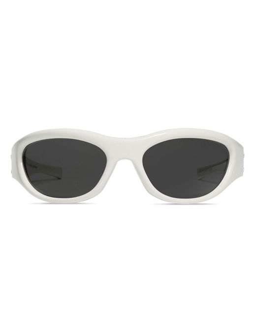 Gentle Monster White X Maison Margiela Mm003 W2 Oval Sunglasses