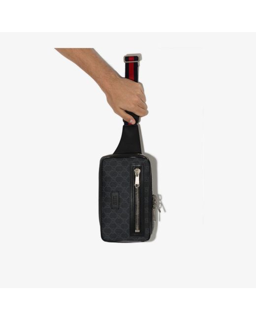 Gucci gg Supreme Leather Cross Body Bag 