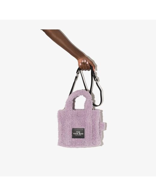 Marc Jacobs Purple The Teddy Mini Tote Bag Sheep Skin/shearling Lyst