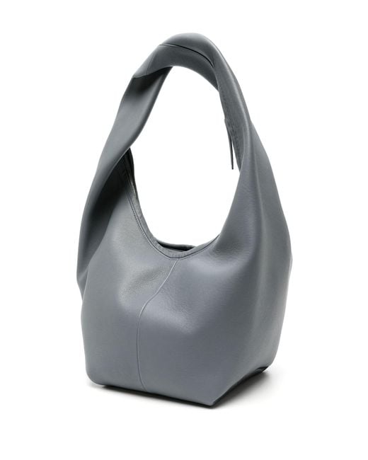Maeden Gray Yela Leather Shoulder Bag