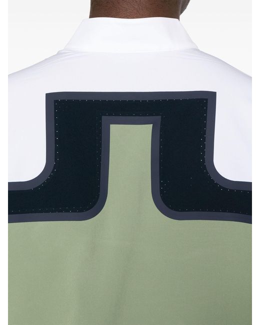 J.Lindeberg Green Jeff Colour-block Jacket for men