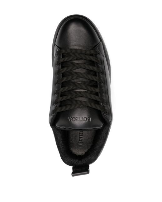 Bottega Veneta Pillow Leather Low-top Sneakers in Black for Men | Lyst
