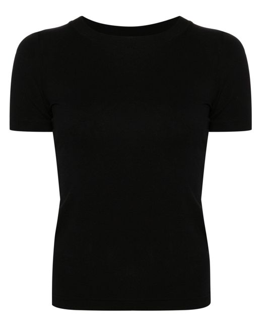 Balenciaga Black Handwritten Rhinestone-Embellished T-Shirt