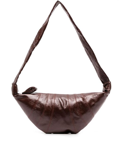 Lemaire Brown Medium Croissant Shoulder Bag