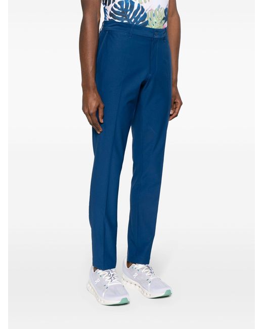 J.Lindeberg Blue Elliot Straight-leg Trousers for men