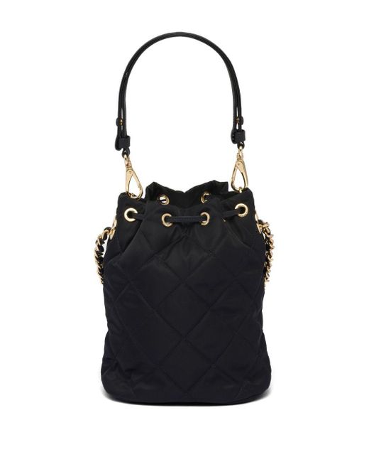Prada Black Re-Edition 1995 Bucket Bag