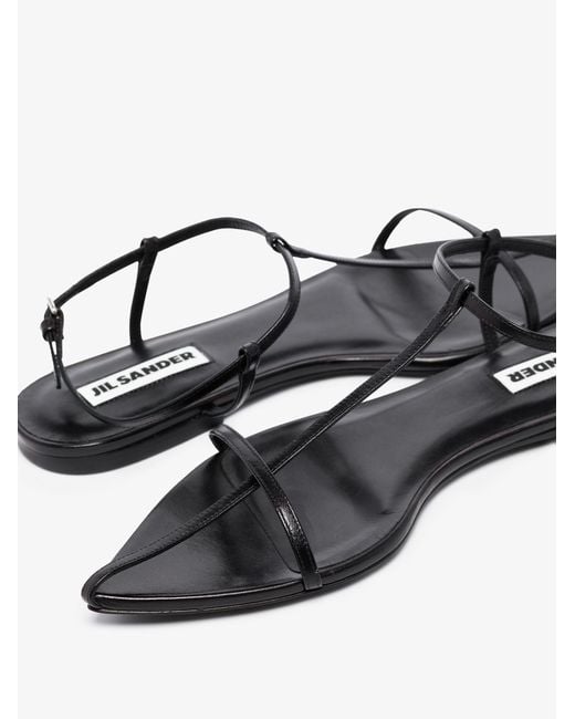 jil sander flat sandal
