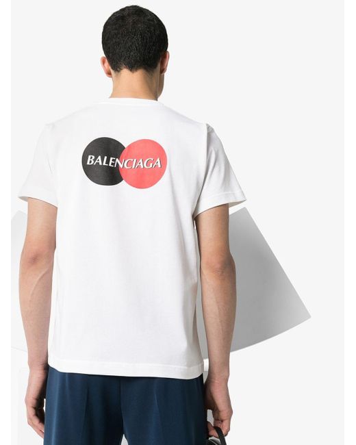 Balenciaga Uniform Logo Oversized T-shirt in White for Men | Lyst UK