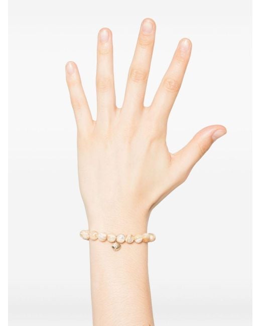 Sydney Evan White Stone Shell Bracelet