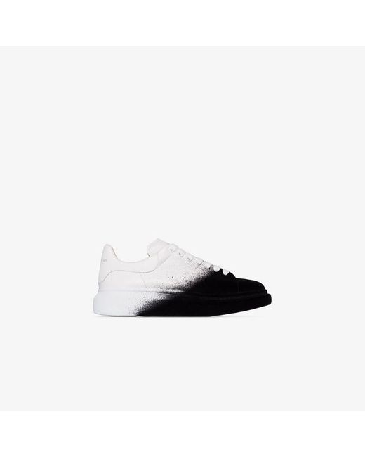 Alexander McQueen Multicolor Multicoloured Faded Leather Low Top Sneakers for men
