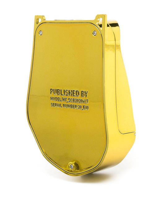 PUBLISHED BY Yellow Sculpted Small Cross Body Bag