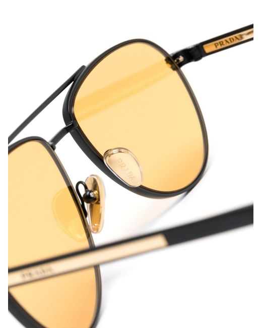 Prada Natural Pilot-frame Sunglasses
