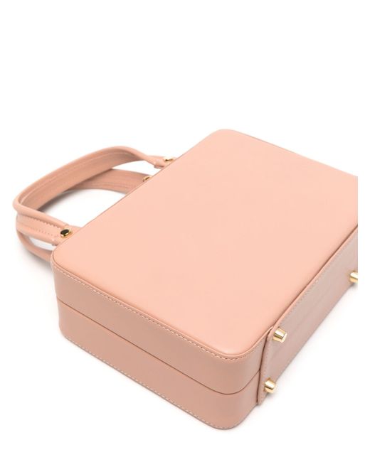 Gianvito Rossi Pink Valì Mini Top Handle Bag
