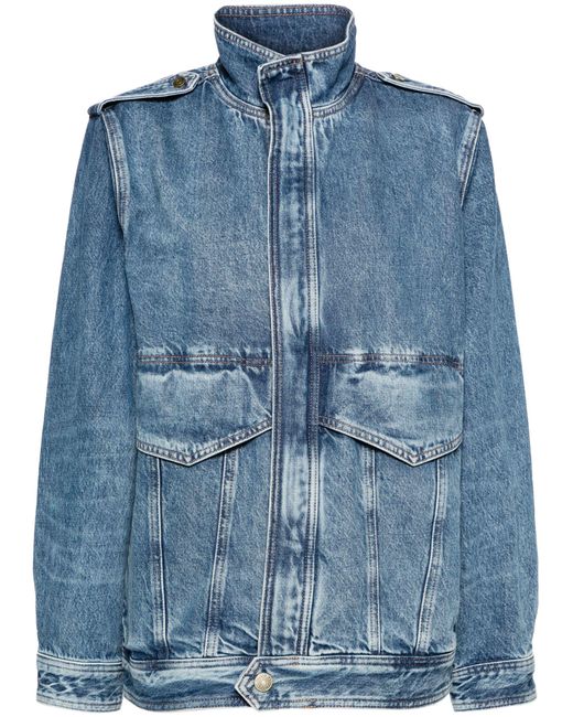 FRAME Blue Power Denim Jacket - Women's - Regenerative Cotton/recycled Cotton