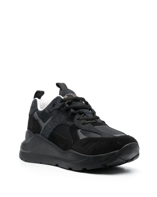 Burberry Black Men Leather And Suede Sneaker for men