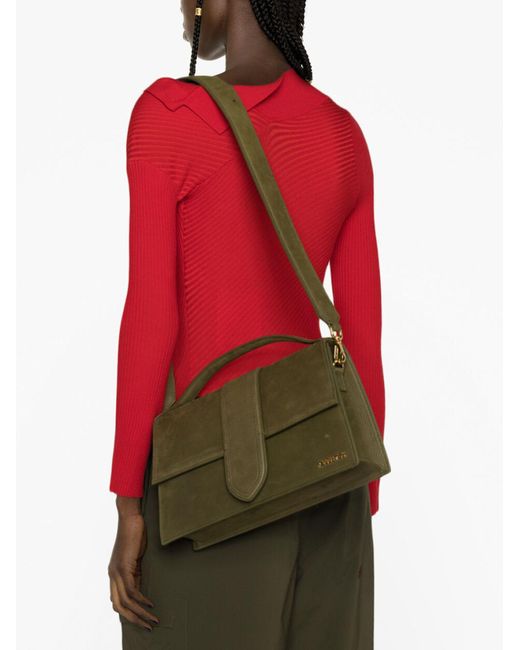 Jacquemus Le Bambinou Leather Top Handle Bag in Green | Lyst Australia